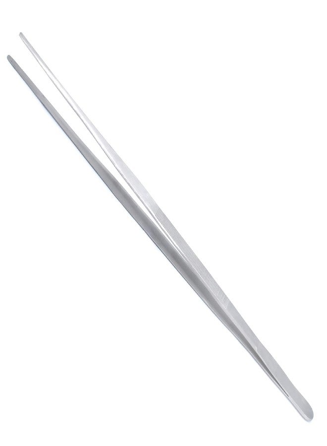 AAProTools Fish Aquarium Cleaner Stainless Steel Aquarium Straight Tweezer Thumb Dressing 24" Long Instruments